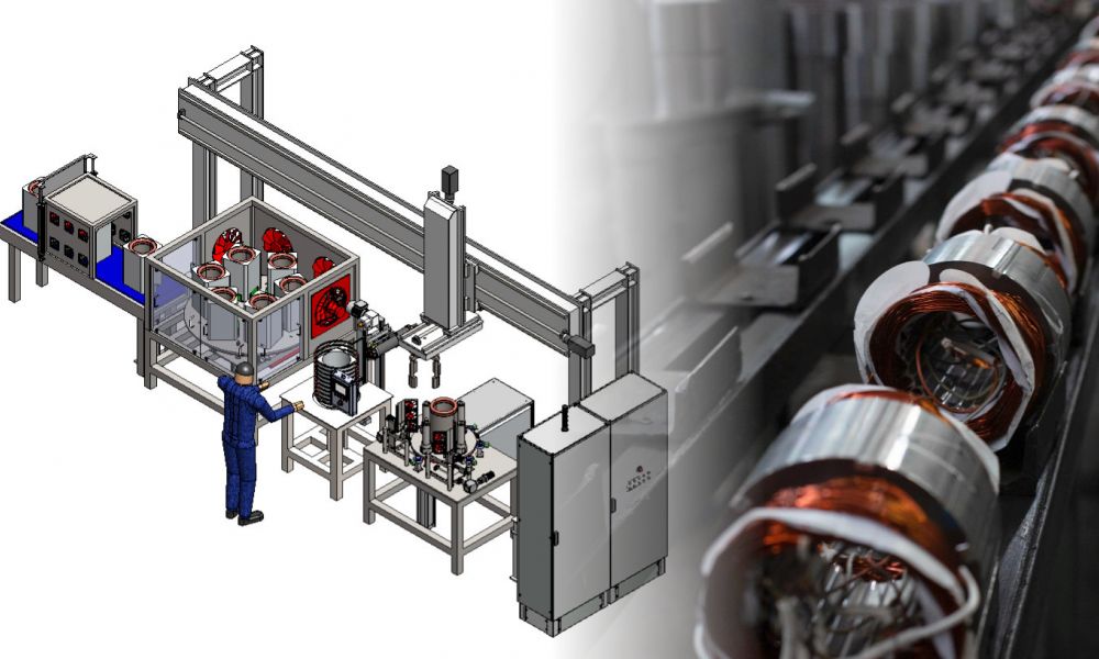 Our machine enables precise and efficient production of electric motors.